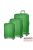 March zöld polypropylene három részes bőrönd szett fjord 8011