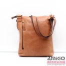 Monarchy barna bőr férfi válltáska 15102-h