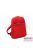 Monarchy piros női textil / bőr kicsi hátizsák 22103-bw