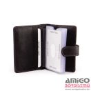 Műanyag kártyatartó betét álló 18 lapos