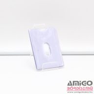 Műanyag kártyatartó betét álló 20 lapos