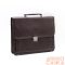 Műbőr sötétbarna aktatáska 8015-007