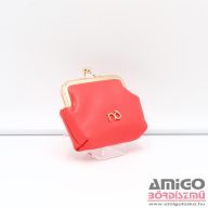   Nobo piros erezett keretes kicsi női műbőr pénztárca purn230-k004