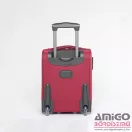 Ormi bordó textil két kerekű mini bőrönd