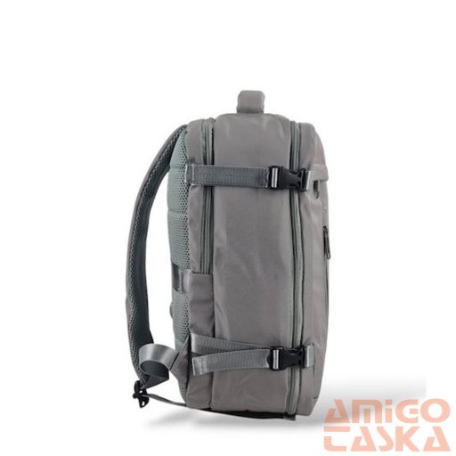 Ormi világosszürke textil hátizsák 38482
