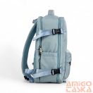 Ormi világoskék textil hátizsák 38483