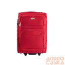 Ormi piros 2 kerekű textil kicsi bőrönd