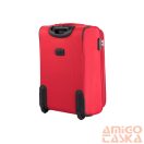 Ormi piros 2 kerekű textil kicsi bőrönd