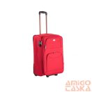 Ormi piros 2 kerekű textil kicsi bőrönd
