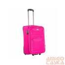 Ormi pink két kerekű textil kicsi bőrönd