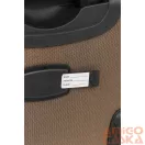 Ormi barna textil két kerekű mini bőrönd