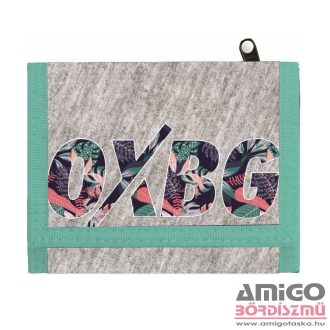Oxy bag szürke / zöld textil pénztárca 7-95819