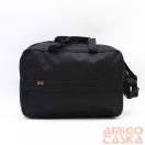 Peterson fekete / pink cipzáras textil kézi / válltáska