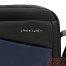 Pierre cardin fekete / kék férfi textil válltáska borse1711alan09