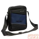 Pierre cardin fekete / kék férfi textil válltáska borse1711alan09