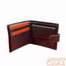 Pierre cardin fekete patentos férfi bőr pénztárca g05-148