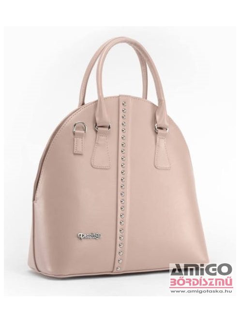 تفان يواجه غير محدد  Prestige rózsaszín középen szegecses női rostbőr táska akár ingyen  szállítással