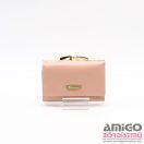 Prestige rózsaszín kívül keretes kicsi női bőr pénztárca prf46001r-z