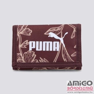   Puma barna / bézs virágos textil sport pénztárca 07896408