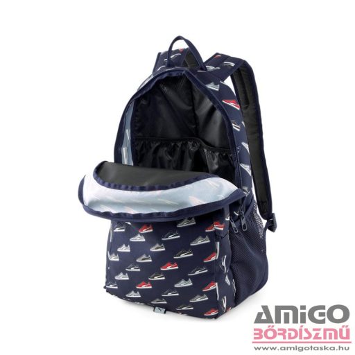 Puma sötétkék / cipőmintás textil hátizsák 07913311