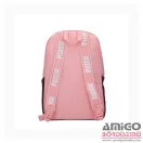 Puma rózsaszín / bordó kicsi textil hátizsák 07985202