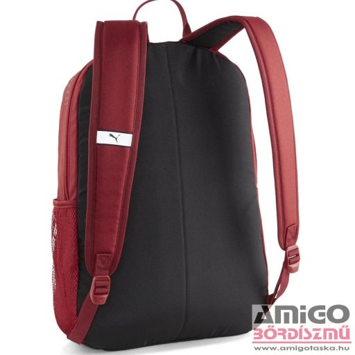 Puma bordó / fekete textil hátizsák 07995235