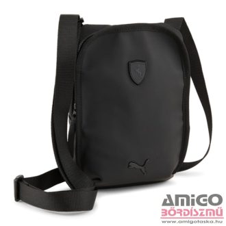 Puma fekete műbőr / textil válltáska 09066801