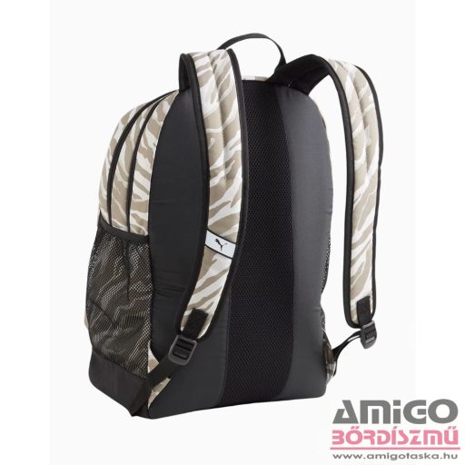 Puma barna / bézs mintás textil hátizsák 09069702