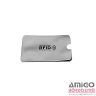 RFID fólia ezüst / feliratos fekvő