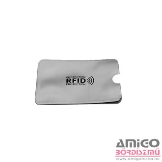 RFID fólia ezüst / feliratos fekvő