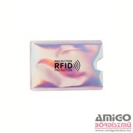 RFID fólia ezüst / hologrammos / feliratos fekvő
