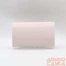 Rostbőr világosbézs lakk ráhajtós női alkalmi táska