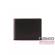 S . belmonte fekete férfi puha bőr pénztárca ms1021