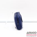 S.belmonte sötétkék puha bőr kulcstartó ms23