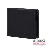   Samsonite fekete kicsi férfi bőr pénztárca attack2 140976-1041