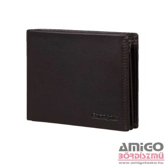   Samsonite sötétbarna férfi bőr pénztárca attack2 144446-1320