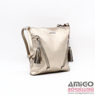 Silvia rosa bronz női műbőr válltáska sr-5732