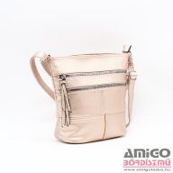Silvia rosa rosegold női műbőr válltáska sr-5808