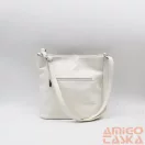 Silvia rosa fehér női műbőr válltáska sr-6080