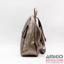 Silvia rosa bronz műbőr női hátizsák sr-6634zn