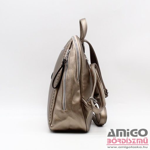 Silvia rosa bronz műbőr női hátizsák sr-6634zn