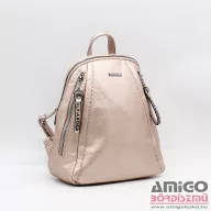 Silvia rosa rosegold műbőr női hátizsák sr-6634zt