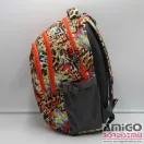 Simon narancssárga / mintás hátizsák  kw261