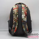 Simon narancssárga / mintás hátizsák  kw261