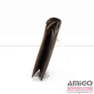 Synchrony barna / matt / varrott álló férfi bőr pénztárca vd11209