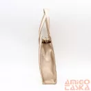 Terazo rosegold / rücskös arany rostbőr női kézi / válltáska 1423