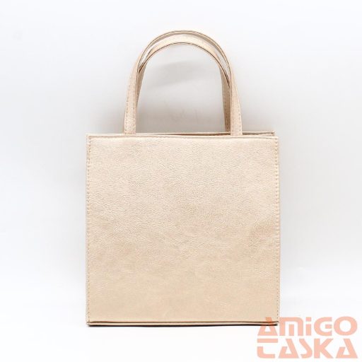 Terazo rosegold / rücskös arany rostbőr női kézi / válltáska 1423