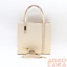 Terazo rosegold / rücskös arany rostbőr női kézi / válltáska 1423