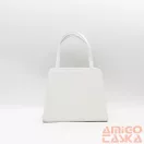 Terazo fehér / anyagában mintás rostbőr női kézi / válltáska 1430