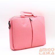 Textil rózsaszín laptop táska 230